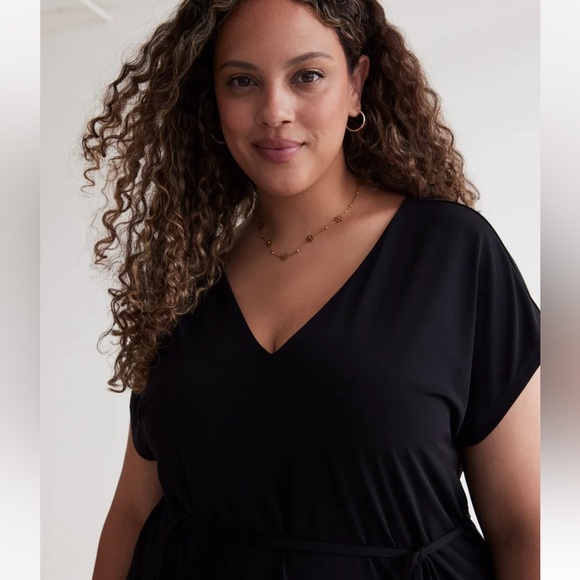 Black dress, Penningtons, 1X - Picture 4 of 6